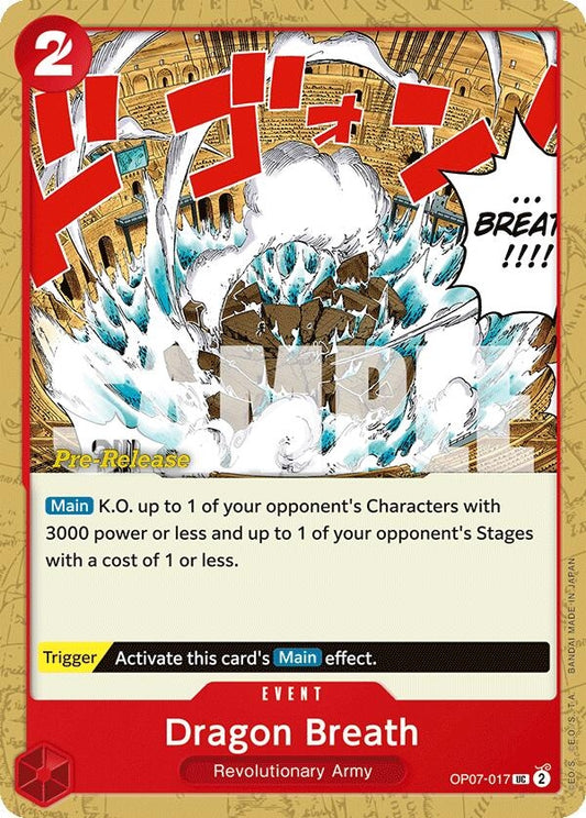 Image for Dragon Breath (OP07-017) (OP07 PRE) - One Piece Card Game