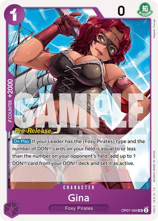 Image for Gina (OP07-065) (OP07 PRE) - One Piece Card Game