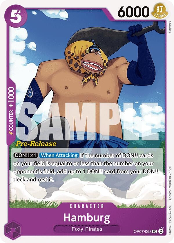Image for Hamburg (OP07-068) (OP07 PRE) - One Piece Card Game