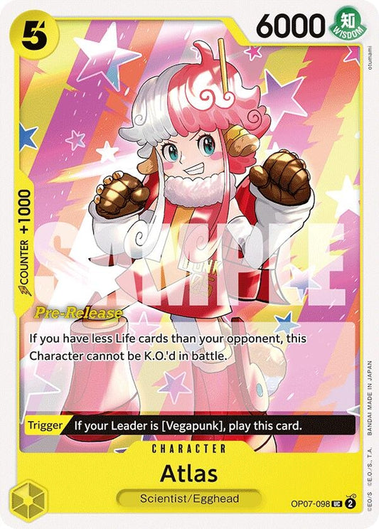 Image for Atlas (OP07-098) (OP07 PRE) - One Piece Card Game
