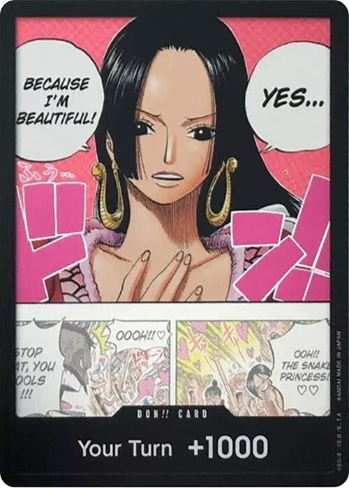 Image for DON!! Card (Boa Hancock) (Double Pack Set Vol. 4) (OP07) - One Piece Card Game