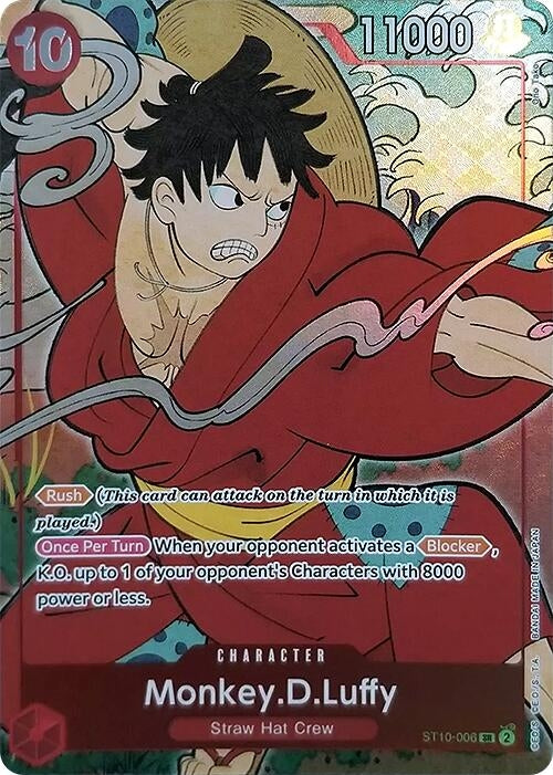 Image for Monkey.D.Luffy (English Version 1st Anniversary Set) (ST10-006) (OP-PR) - One Piece Card Game