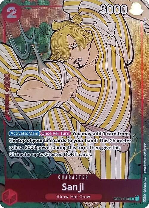 Image for Sanji (English Version 1st Anniversary Set) (OP01-013) (OP-PR) - One Piece Card Game