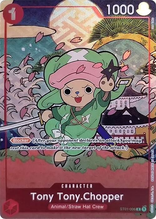 Image for Tony Tony.Chopper (English Version 1st Anniversary Set) (ST01-006) (OP-PR) - One Piece Card Game