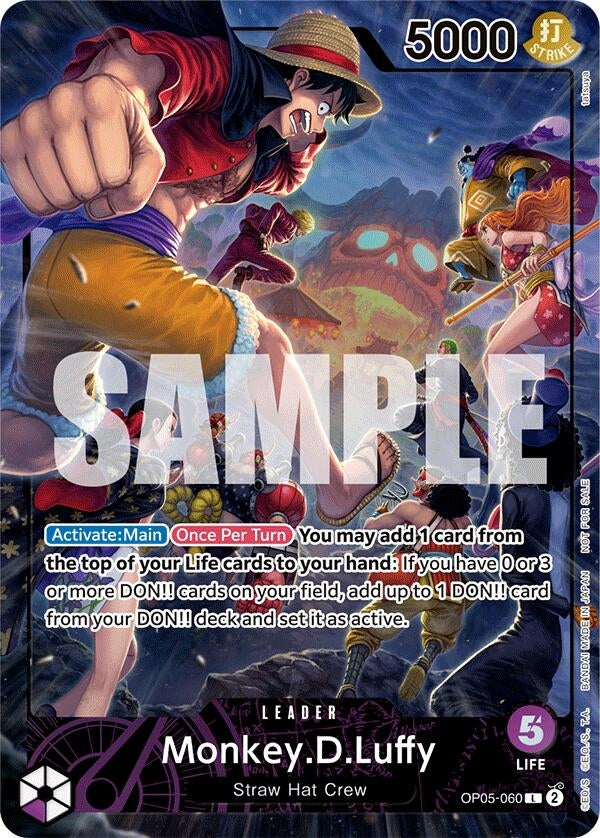 Image for Monkey.D.Luffy (PSA Magazine) (OP05-060) (OP-PR) - One Piece Card Game