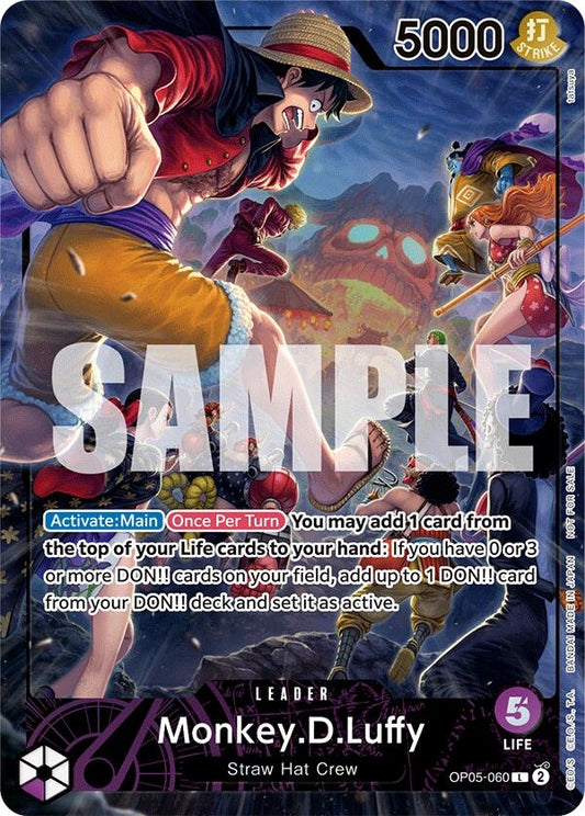 Image for Monkey.D.Luffy (PSA Magazine) (OP05-060) (OP-PR) - One Piece Card Game