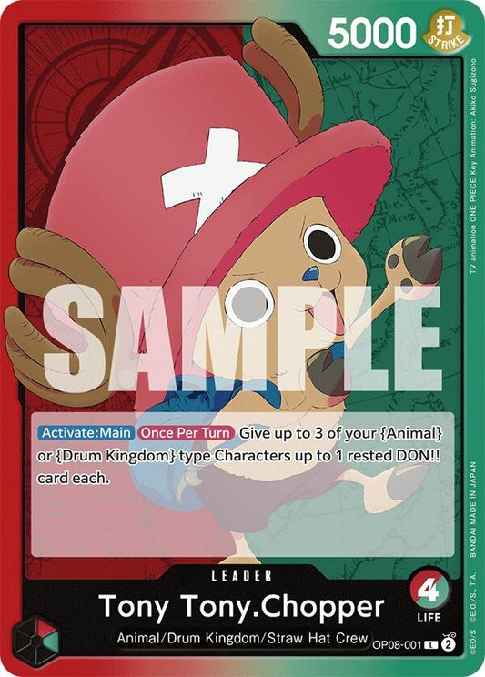Image for Tony Tony.Chopper (001) (OP08-001) (OP08) - One Piece Card Game