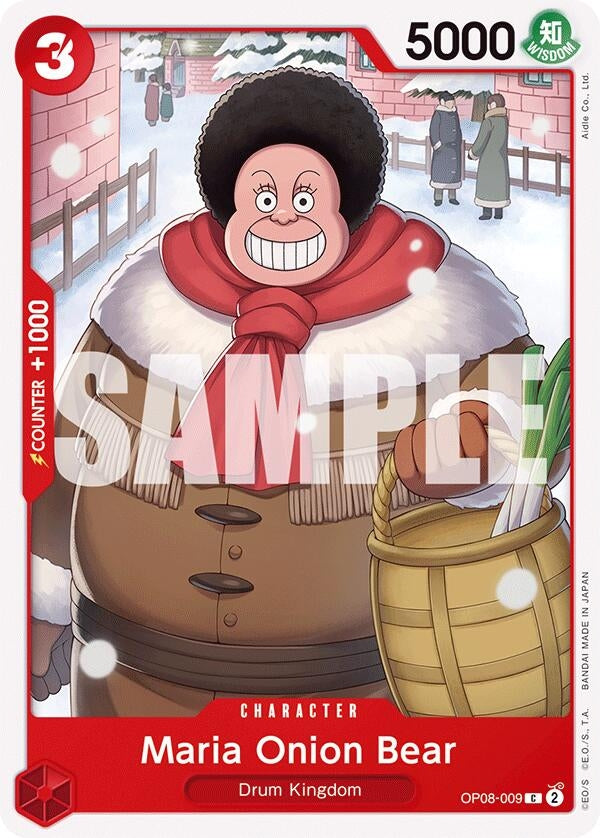 Image for Maria Onion Bear (OP08-009) (OP08) - One Piece Card Game