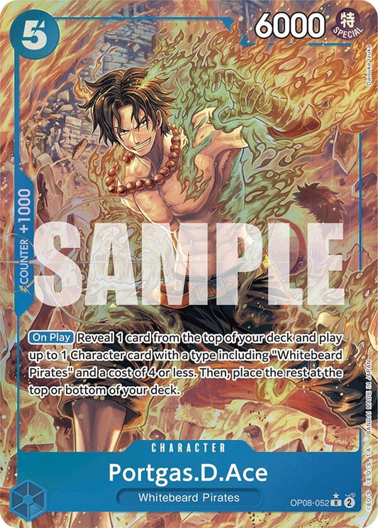 Image for Portgas.D.Ace (Parallel) (OP08-052) (OP08) - One Piece Card Game