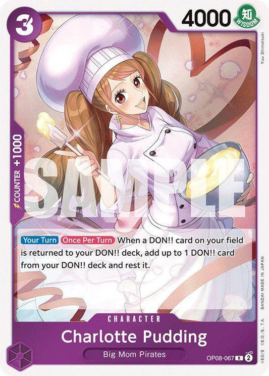 Image for Charlotte Pudding (067) (OP08-067) (OP08) - One Piece Card Game