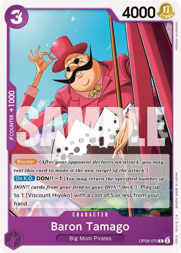 Image for Baron Tamago (OP08-070) (OP08) - One Piece Card Game