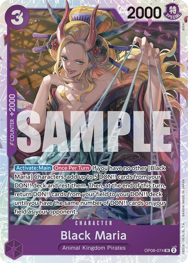 Image for Black Maria (OP08-074) (OP08) - One Piece Card Game