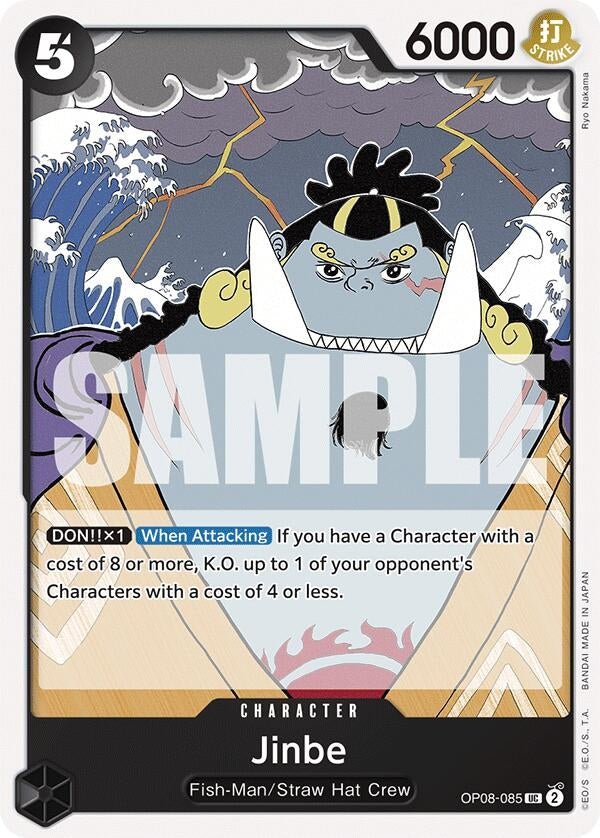 Image for Jinbe (OP08-085) (OP08) - One Piece Card Game