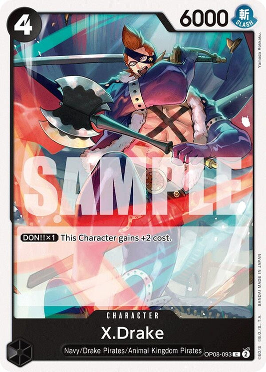 Image for X.Drake (OP08-093) (OP08) - One Piece Card Game