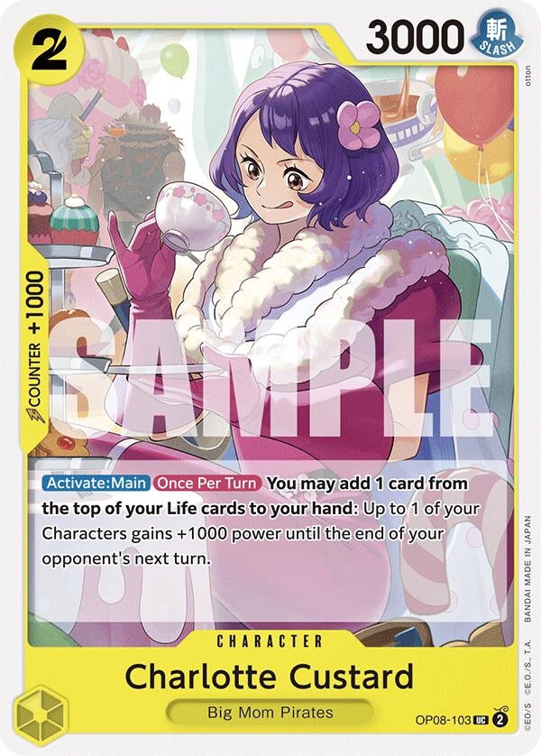Image for Charlotte Custard (OP08-103) (OP08) - One Piece Card Game
