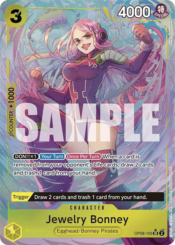 Image for Jewelry Bonney (Parallel) (OP08-105) (OP08) - One Piece Card Game