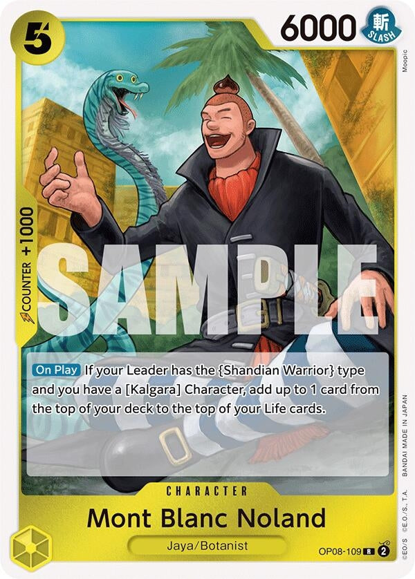 Image for Mont Blanc Noland (OP08-109) (OP08) - One Piece Card Game