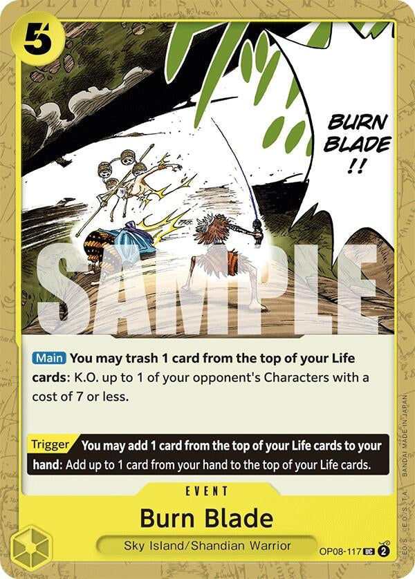 Image for Burn Blade (OP08-117) (OP08) - One Piece Card Game
