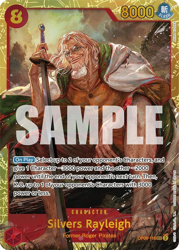 Image for Silvers Rayleigh (OP08-118) (OP08) - One Piece Card Game
