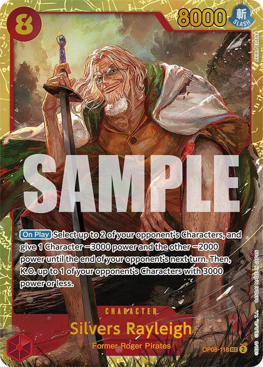 Image for Silvers Rayleigh (OP08-118) (OP08) - One Piece Card Game