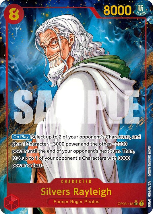 Image for Silvers Rayleigh (Parallel) (OP08-118) (OP08) - One Piece Card Game