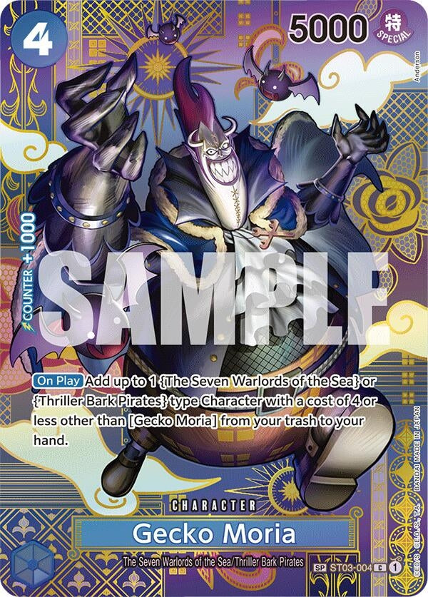 Image for Gecko Moria (SP) (ST03-004) (OP08) - One Piece Card Game