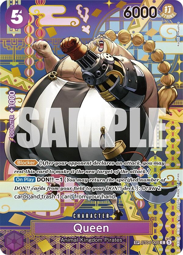 Image for Queen (SP) (ST04-005) (OP08) - One Piece Card Game