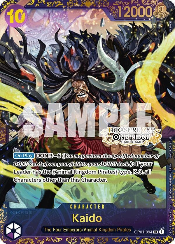Image for Kaido (Treasure Cup) (OP01-094) (OP-PR) - One Piece Card Game
