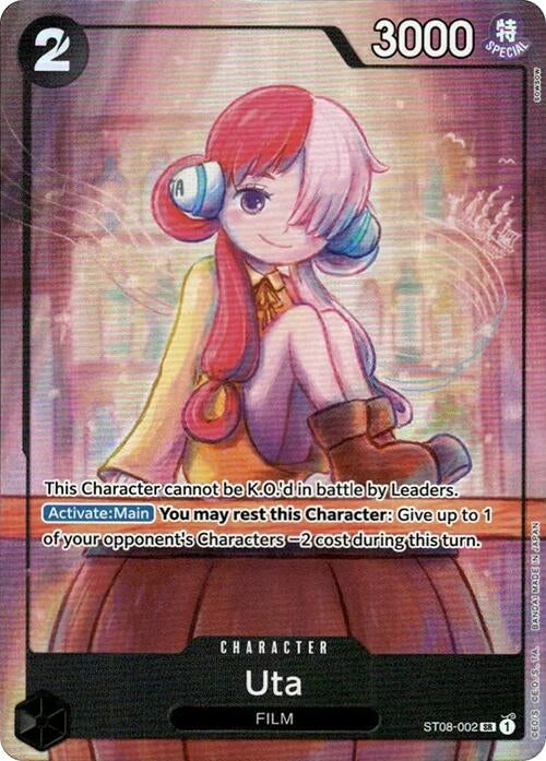 Image for Uta - ST08-002 (Premium Card Collection -Uta-) (ST08-002) (OP-PR) - One Piece Card Game