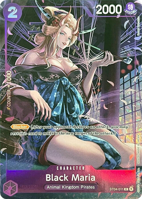 Image for Black Maria (Premium Card Collection -BANDAI CARD GAMES Fest. 23-24 Edition-) (ST04-011) (OP-PR) - One Piece Card Game
