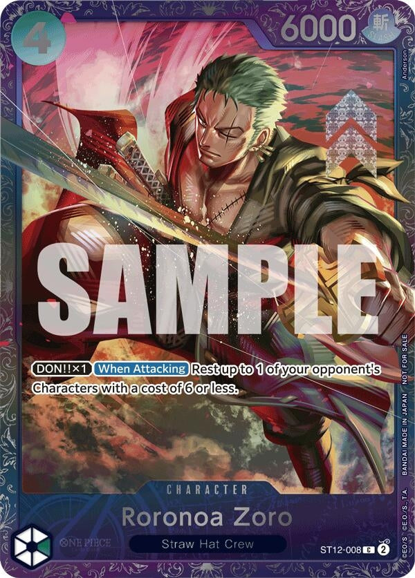 Image for Roronoa Zoro (Treasure Cup 2024) (ST12-008) (OP-PR) - One Piece Card Game