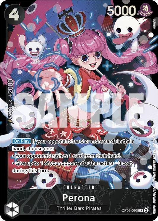Image for Perona (Store Treasure Cup 2024) (OP06-093) (OP-PR) - One Piece Card Game