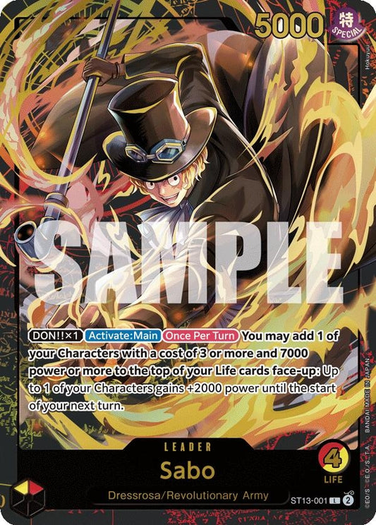 Image for Sabo (Premium Card Collection -Leader Collection-) (ST13-001) (OP-PR) - One Piece Card Game