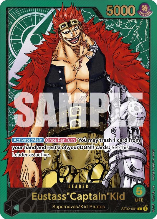 Image for Eustass"Captain"Kid (Premium Card Collection -Leader Collection-) (ST02-001) (OP-PR) - One Piece Card Game
