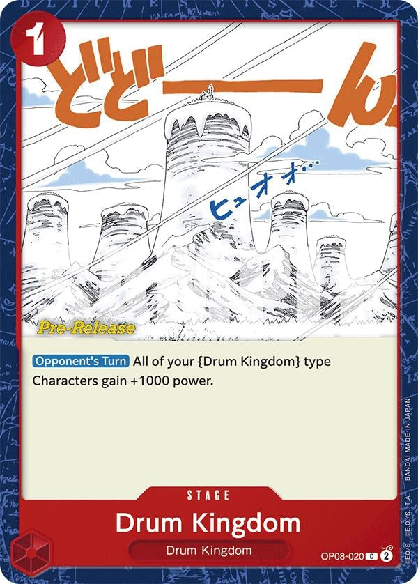 Image for Drum Kingdom (OP08-020) (OP08 PRE) - One Piece Card Game