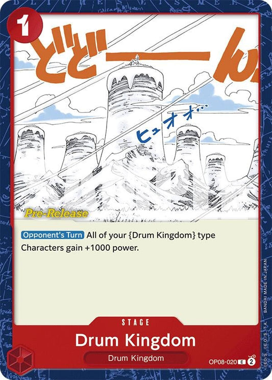 Image for Drum Kingdom (OP08-020) (OP08 PRE) - One Piece Card Game