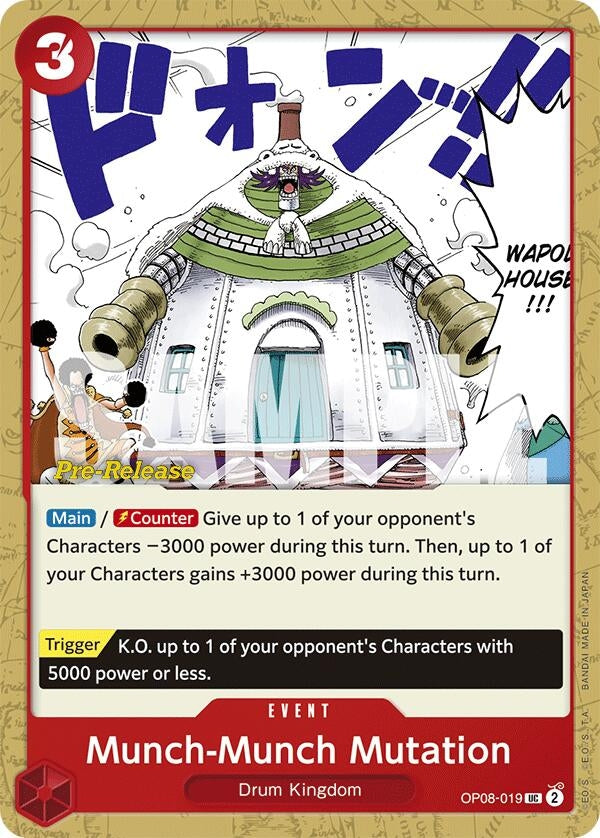 Image for Munch-Munch Mutation (OP08-019) (OP08 PRE) - One Piece Card Game