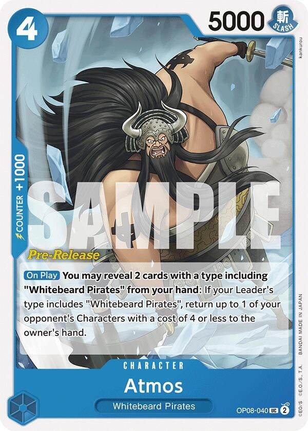 Image for Atmos (OP08-040) (OP08 PRE) - One Piece Card Game