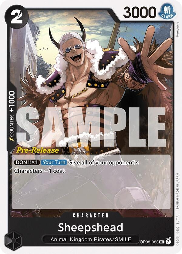 Image for Sheepshead (OP08-083) (OP08 PRE) - One Piece Card Game