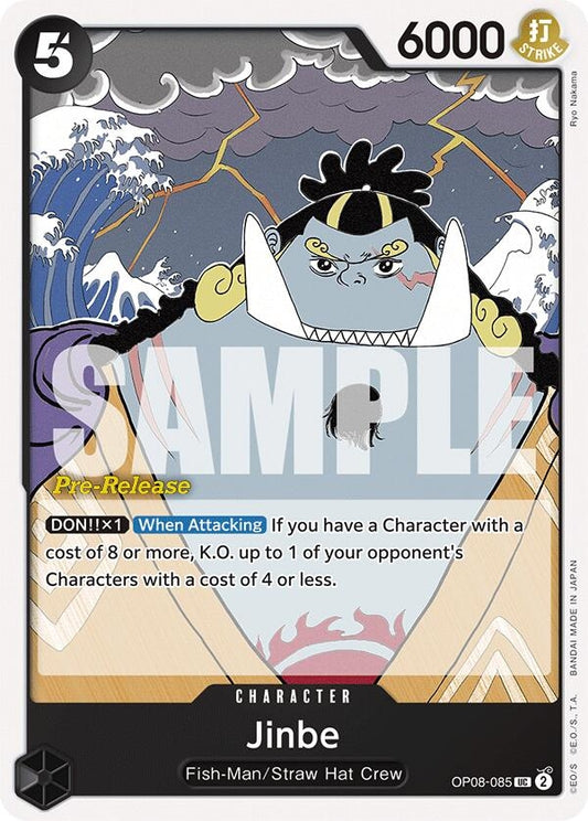 Image for Jinbe (OP08-085) (OP08 PRE) - One Piece Card Game