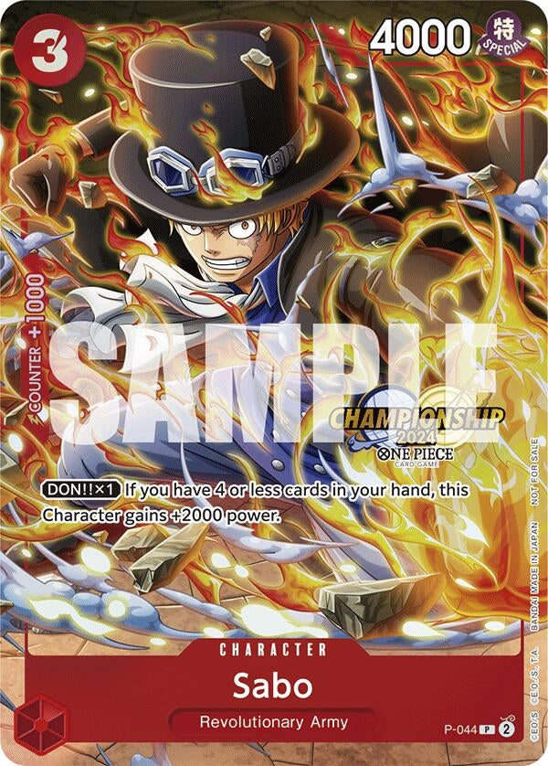 Image for Sabo (CS 2024 Event Pack) (P-044) (OP-PR) - One Piece Card Game