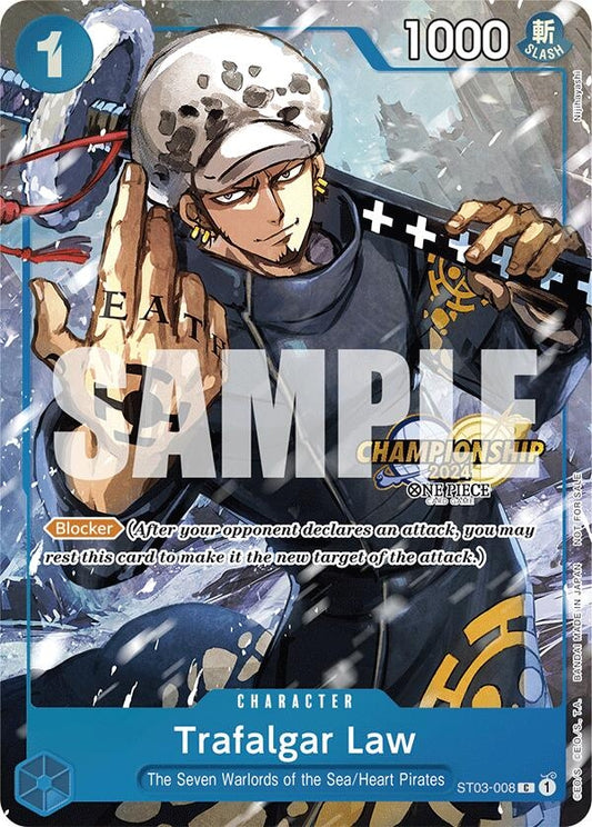 Image for Trafalgar Law - ST03-008 (CS 2024 Event Pack) (ST03-008) (OP-PR) - One Piece Card Game