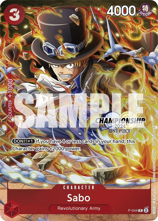 Image for Sabo (CS 2024 Event Pack Finalist) (P-044) (OP-PR) - One Piece Card Game