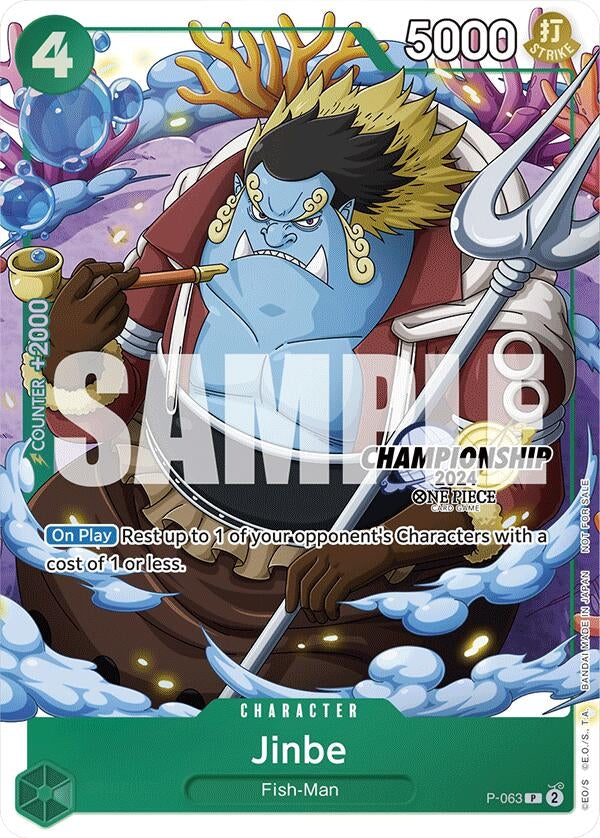 Image for Jinbe (CS 2024 Event Pack Finalist) (P-063) (OP-PR) - One Piece Card Game