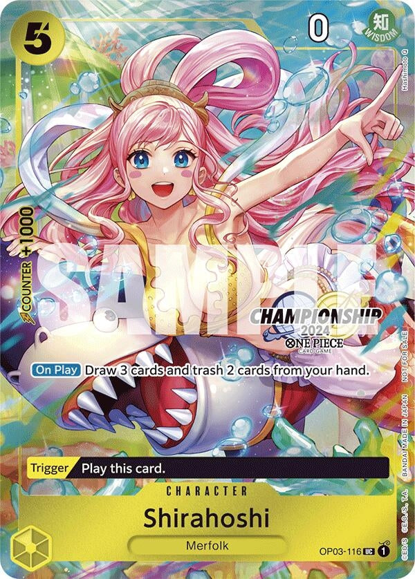 Image for Shirahoshi (CS 2024 Celebration Pack) (OP03-116) (OP-PR) - One Piece Card Game