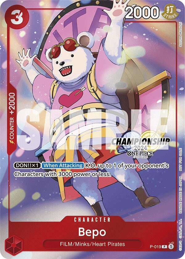 Image for Bepo (CS 2024 Celebration Pack) (P-019) (OP-PR) - One Piece Card Game