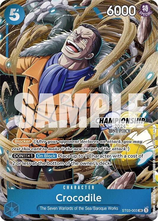 Image for Crocodile (CS 2024 Celebration Pack) (ST03-003) (OP-PR) - One Piece Card Game
