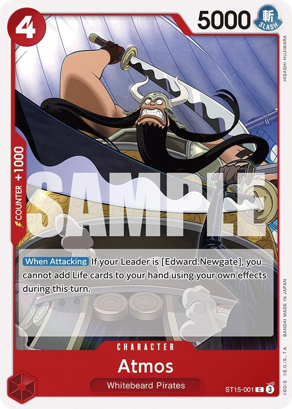 Image for Atmos (ST15-001) (ST-15) - One Piece Card Game