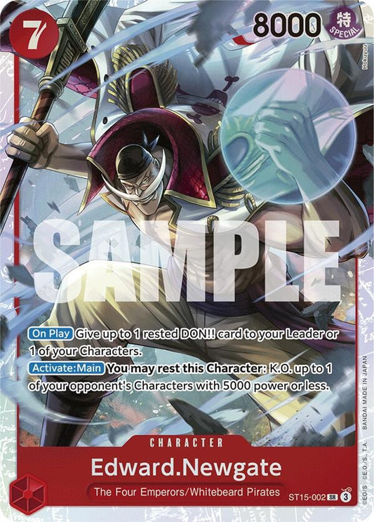 Image for Edward.Newgate (ST15-002) (ST15-002) (ST-15) - One Piece Card Game