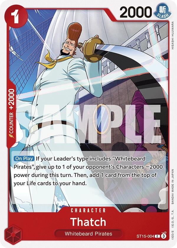 Image for Thatch (ST15-004) (ST-15) - One Piece Card Game